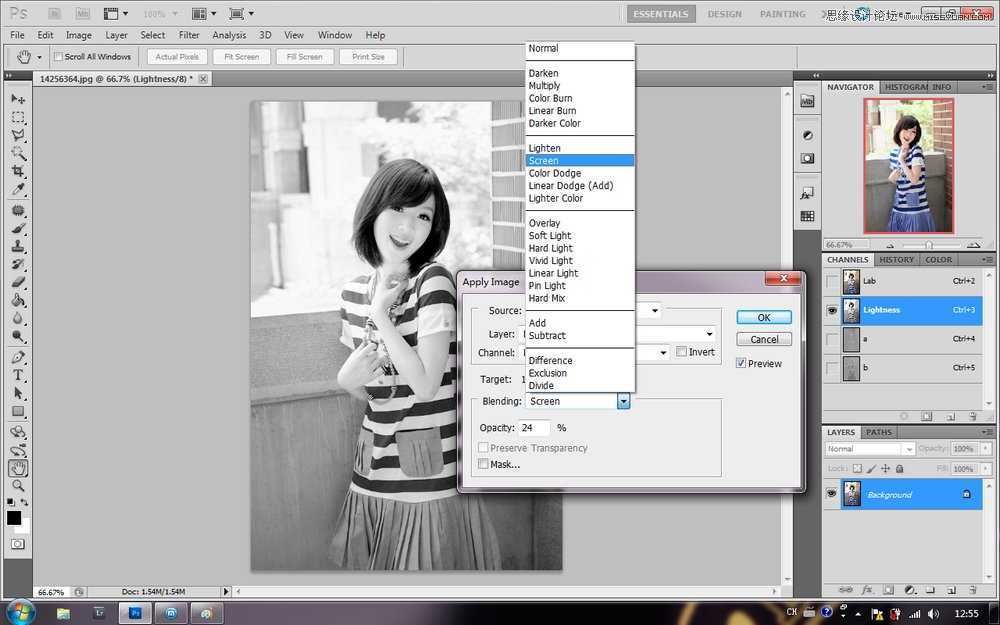 ‘Photoshop调出漂亮可爱妹妹的通透糖水肤色效果‘