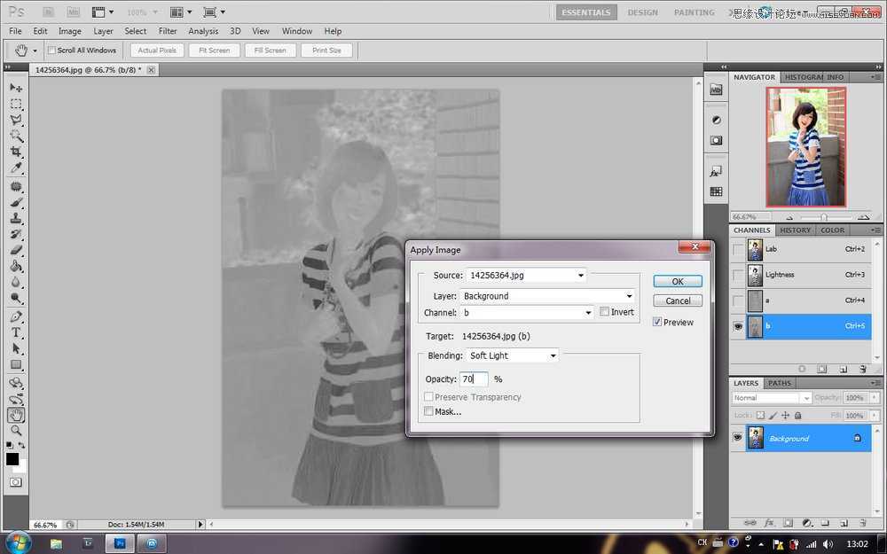 ‘Photoshop调出漂亮可爱妹妹的通透糖水肤色效果‘