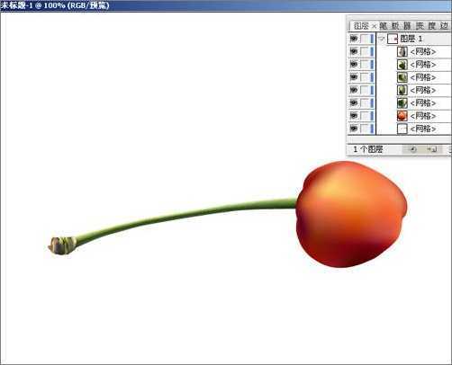 Illustrator实例教程：酸甜可口的樱桃