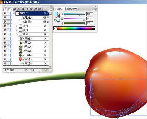 Illustrator实例教程：酸甜可口的樱桃