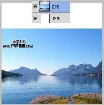‘PS合成巨大月亮在水面升起的唯美梦幻场景图片‘