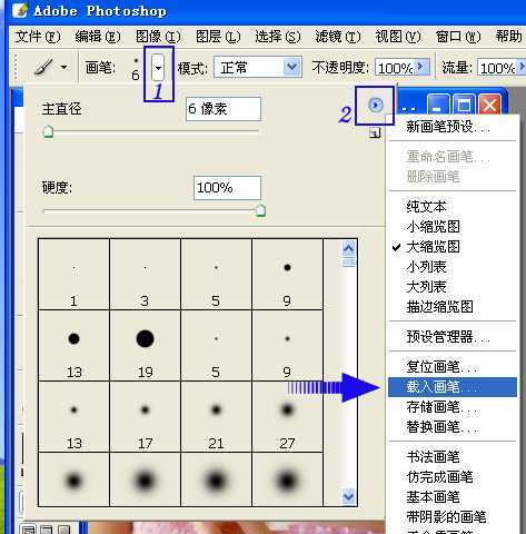 PS入门：如何使用网上下载的笔刷？_脚本之家jb51.net整理