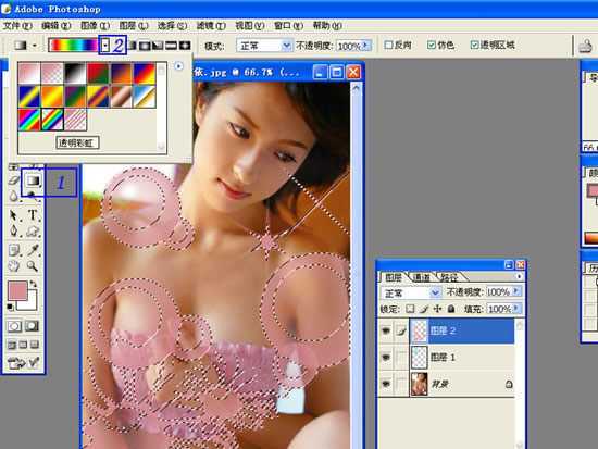 PS入门：如何使用网上下载的笔刷？_脚本之家jb51.net整理