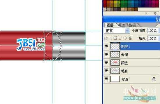 Photoshop绘制光感和质感逼真的铅笔