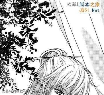‘PS鼠绘精细的黑白古典人物插画‘