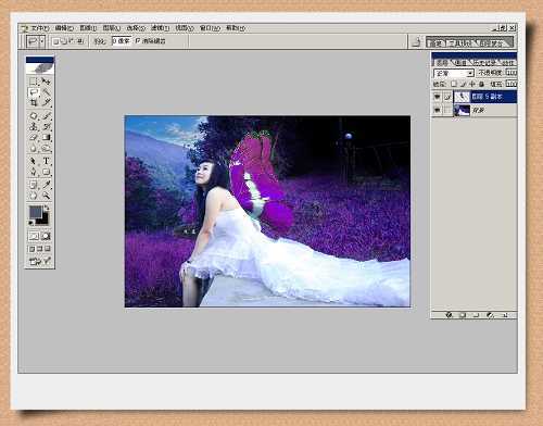 Photoshop处理艺术照片风流个性蝴蝶美女_脚本之家jb51.net整理