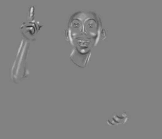 ‘Photoshop将帅哥照片转为夸张的油画漫画效果‘