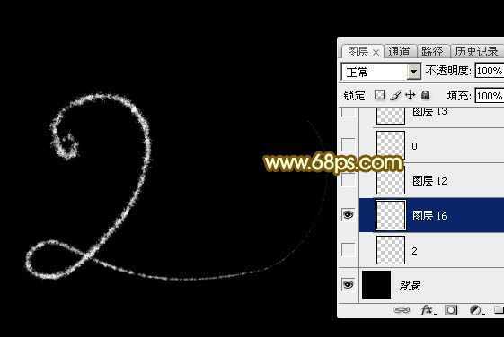 ‘Photoshop设计制作喜庆的2015新年火花字‘