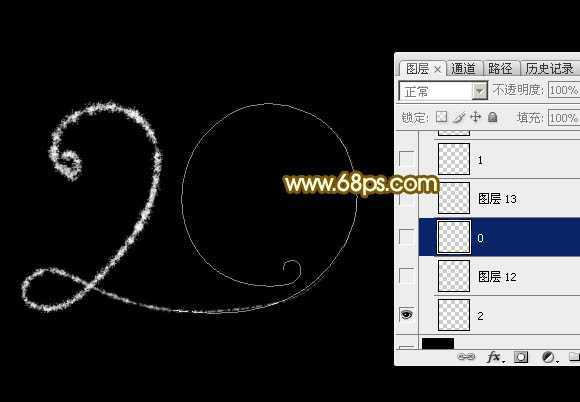 ‘Photoshop设计制作喜庆的2015新年火花字‘