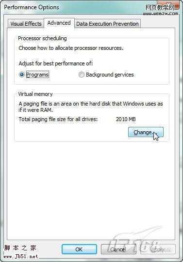 如何设置<a href=‘http://www.jb51.net/os/windows/‘><u>Windows</u></a> 7的虚拟内存大小-脚本之家