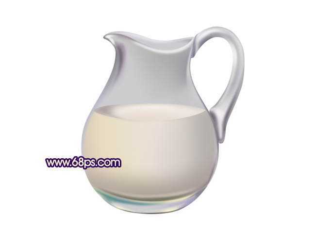 ‘Photoshop制作一个精致的玻璃茶壶‘