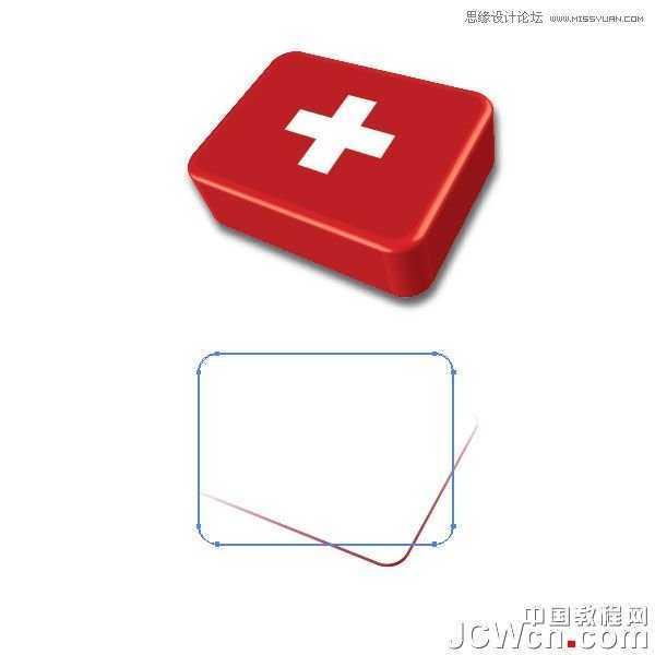 Illustrator实例教程:绘制逼真精美的医药箱图标_jb51.com