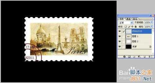 ‘用Photoshop绘制复古风的邮票和邮戳‘