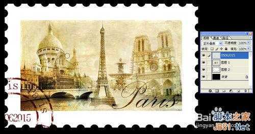 ‘用Photoshop绘制复古风的邮票和邮戳‘