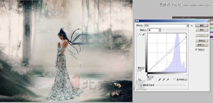 ‘Photoshop合成丛林中梦幻CG美女‘