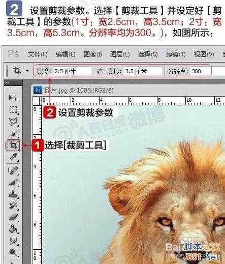 ‘怎么用PS制作一寸、二寸证件照‘