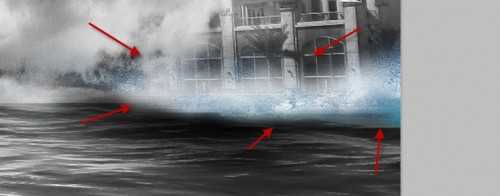 ‘Photoshop合成制作荒寂无人的末日水城教程‘