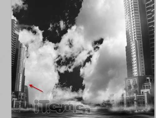 ‘Photoshop合成制作荒寂无人的末日水城教程‘