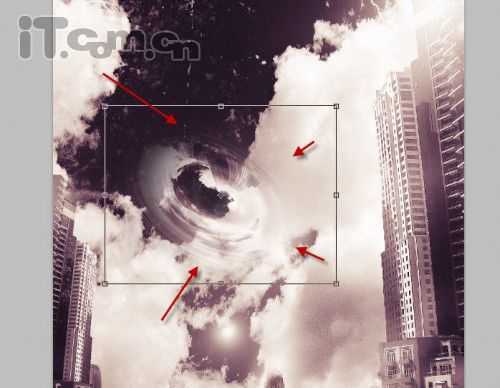 ‘Photoshop合成制作荒寂无人的末日水城教程‘