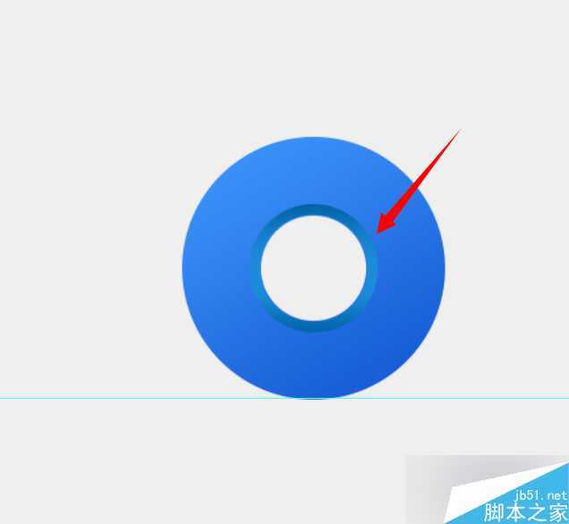 ‘用PS临摹一枚超强质感的立体QQ浏览器图标教程‘