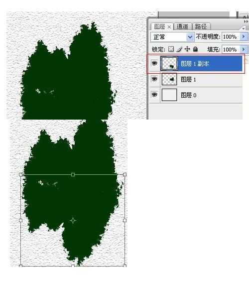‘photoshop绘制出桂林山水甲天下水墨风格图画效果‘