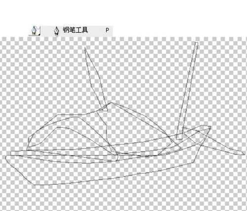 ‘photoshop绘制出桂林山水甲天下水墨风格图画效果‘