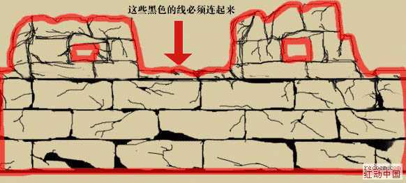 ‘Photoshop打造的漂亮的卡通古长城‘