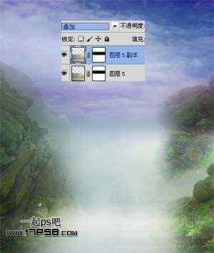 ‘photoshop合成浪漫奇幻山谷仙境美女效果‘