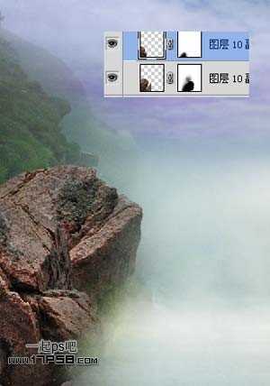 ‘photoshop合成浪漫奇幻山谷仙境美女效果‘