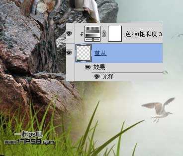 ‘photoshop合成浪漫奇幻山谷仙境美女效果‘