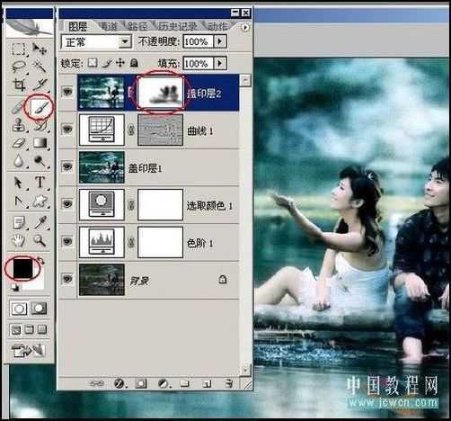 照片调色教程 PS打造墨色江南效果_脚本之家jb51.net整理