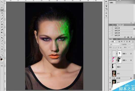 ‘Photoshop详细解析荧光妆容人像片后期商业修图教程‘