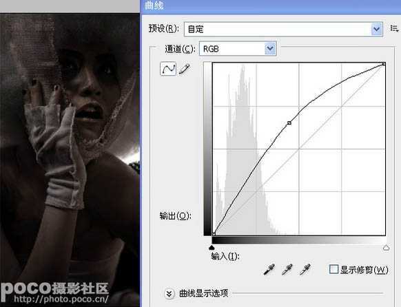 ‘Photoshop制作高质感的暗调人像效果‘