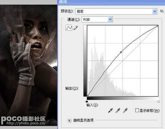 ‘Photoshop制作高质感的暗调人像效果‘