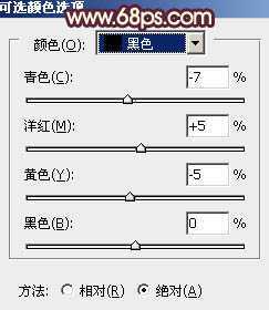 ‘Photoshop将外景人物图片调成柔和的暖黄色‘