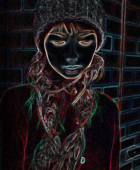 ‘PS利用滤镜及画笔将人物转为灰色素描效果‘