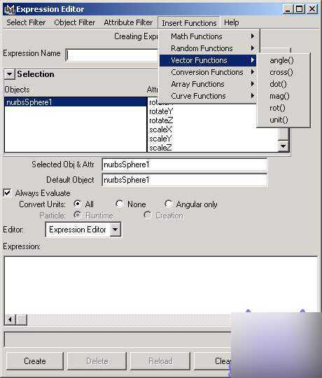 MAYA表达式动画之Functions 脚本之家 MAYA角色动画教程