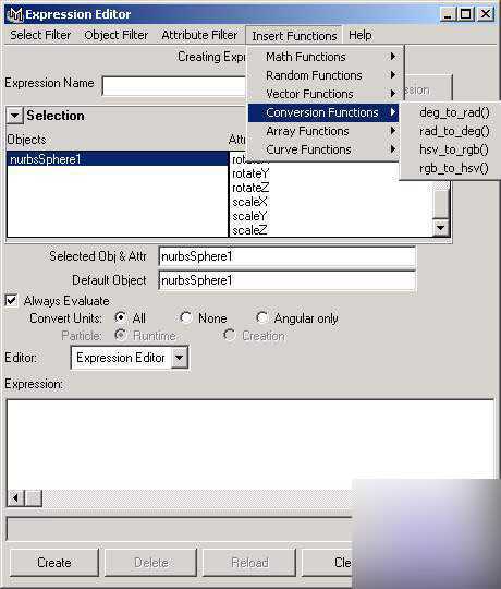 MAYA表达式动画之Functions 脚本之家 MAYA角色动画教程