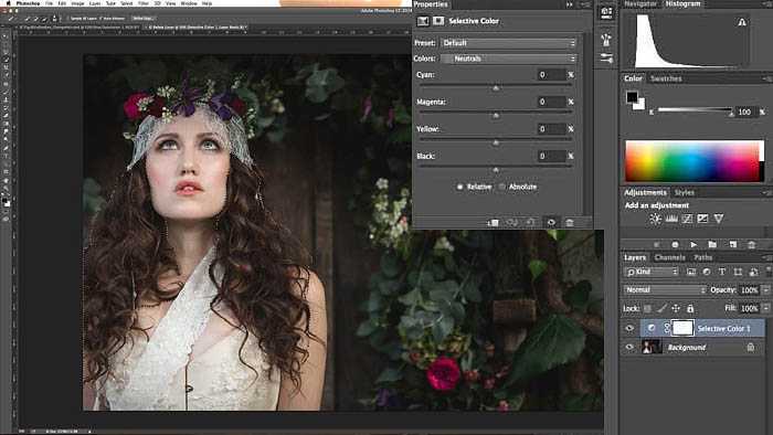 ‘Photoshop快速为美女长发换颜色教程‘