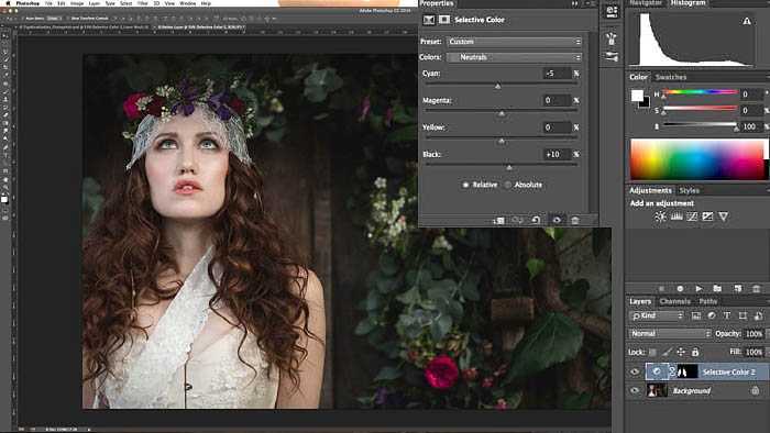 ‘Photoshop快速为美女长发换颜色教程‘