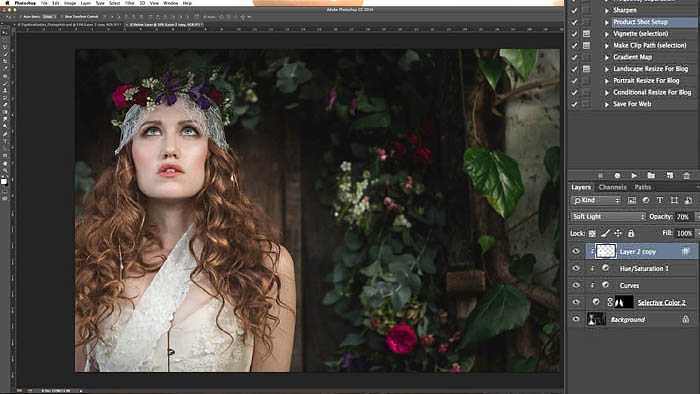 ‘Photoshop快速为美女长发换颜色教程‘