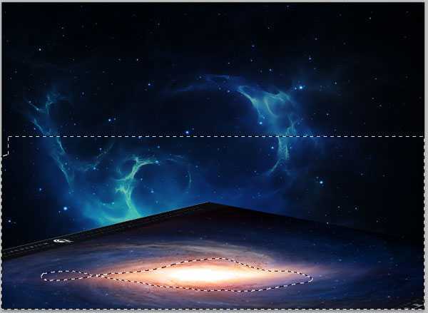 ‘PS合成制作梦幻太空时代的光天使的场景‘