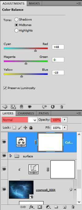 ‘PS合成制作梦幻太空时代的光天使的场景‘