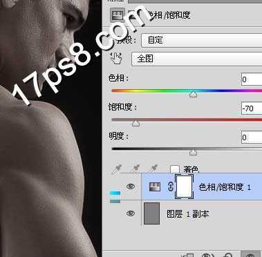 ‘photoshop利用滤镜和调整层打造出类似电影画面的高对比度图像效果‘