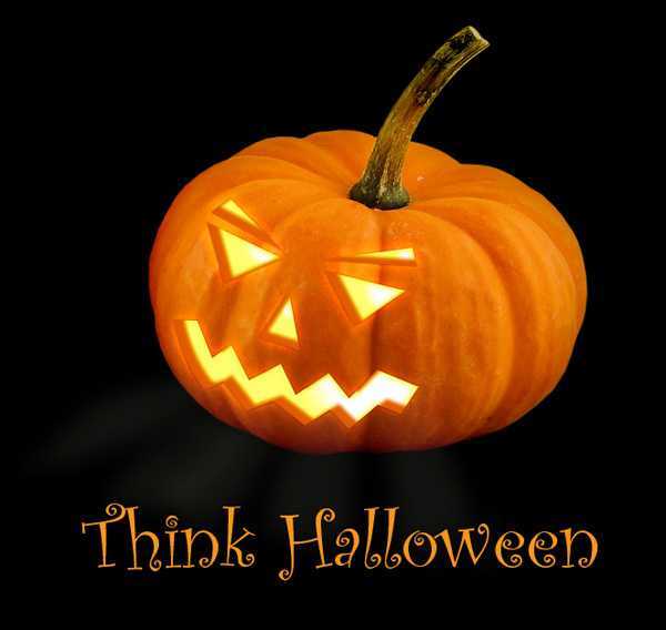 ‘photoshop利用素材及样式制作恐怖的万圣节发光南瓜‘