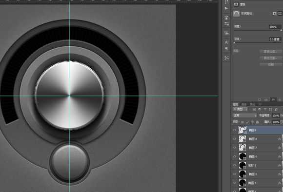 ‘PS鼠绘漂亮超质感的旋钮‘