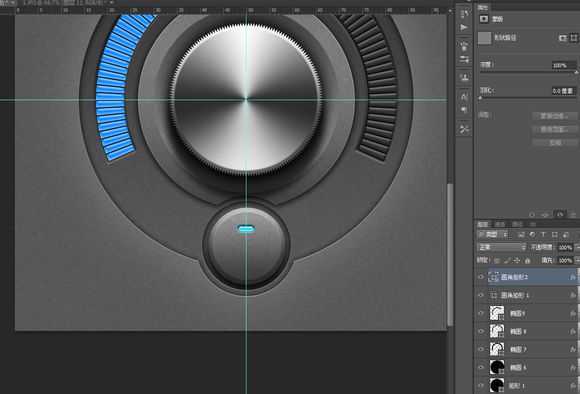 ‘PS鼠绘漂亮超质感的旋钮‘