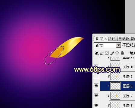 ‘Photoshop将制作出非常精致有质感的黄金色莲花‘