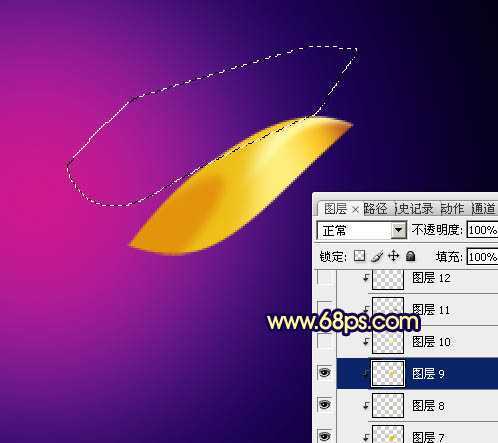 ‘Photoshop将制作出非常精致有质感的黄金色莲花‘