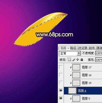 ‘Photoshop将制作出非常精致有质感的黄金色莲花‘